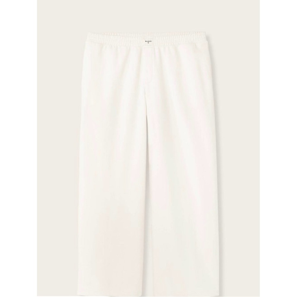 Parke x Target Cream Wide Leg Sweatpants French Terry Joggers Cream Medium NEW